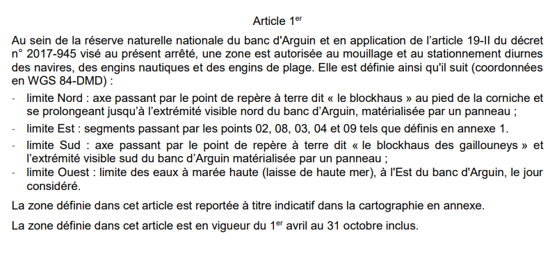 20230626 arguin arrete mouillage article 1